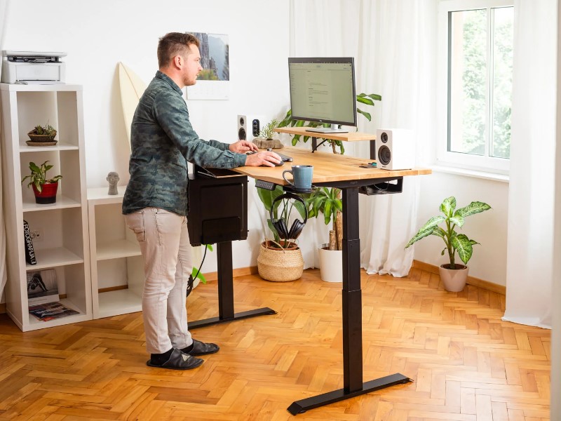 configure height-adjustable desk